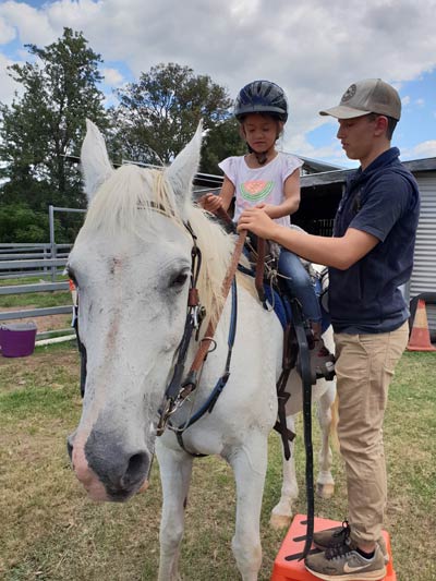 Horse Riding Lessons with Jet North - Mary Valley Adventure Trails Noosa Hinterland, Australia.